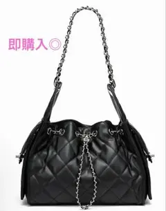 VÉLOISSE 本革 キャビアパターン バッグ