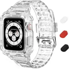 アップルウォッチ クリア 38mm/40mm 新品 バンド 透明