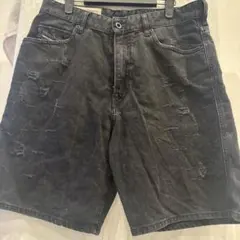 DIESEL D-WILLON デニムショートパンツ ブラックのサムネイル