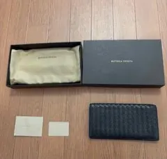 ボッテガヴェネタ　長財布　中古　ブラック