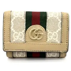 GUCCI オフィディア　三つ折り財布　マーモント　シェリーライン　グッチシマ