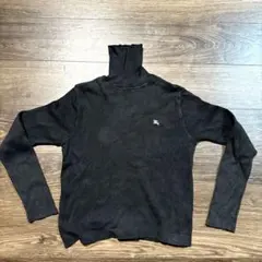 ❤️美品❤️BURBERRY LONDON タートルネックニット ブラック 160A