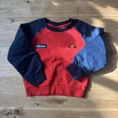 ellesse 赤紺 トレーナー