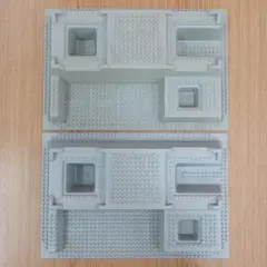 LEGO レゴ 立体基礎板 ベースプレート グレー 2枚セット ※ばら売り不可