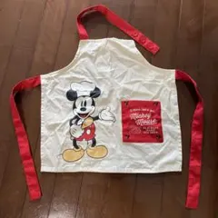 ミッキーマウス エプロン 100-120cm