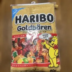 新品未使用　HARIBOリュック　ゴールドベア
