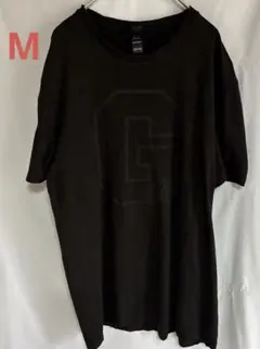 DISTRICT ブラック 半袖Tシャツ Gロゴ入りM