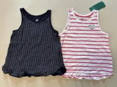 H&M♡キッズ　ノースリーブ2枚セット　120〜130のサムネイル