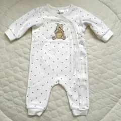 H&M プーさん　刺繍ロンパース