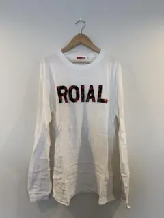 ROIAL ロゴ入り 長袖Tシャツ ホワイトのサムネイル