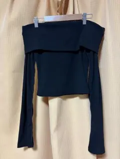 SHIEN オフショルダートップス　ブラック