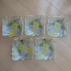 昭和レトロガラス皿