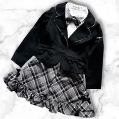 【美品】メゾピアノ フォーマル3点セット 120 セレモニー 卒園式 入学式