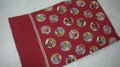 22/o 未使用・紅型染の名古屋帯・全通柄