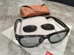 美品　Ray-Ban 2132F 6432/R5 サイズ55□交換レンズ付