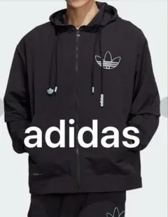 ✨adidas✨ アディカラー ウインドブレーカー　ブラック　Ｍ