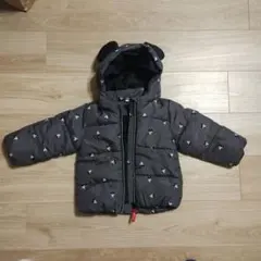 H&M ミッキー柄 フード付きアウター 86