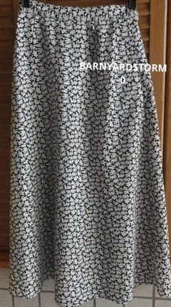 ✨美品✨バンヤードストーム 花柄ロングスカート Aライン シルエット◎ サイズ0のサムネイル