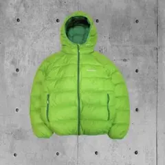 【今季注目カラー】mont-bell ダウンジャケット M グリーン　肉厚