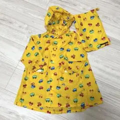 【ミキハウス】 雨具 カッパ 80〜90cm 収納ポーチ付き