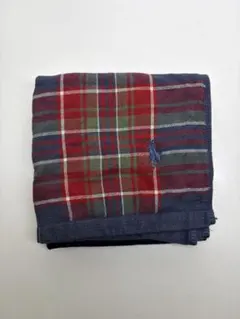 POLO チェック柄タオルハンカチ