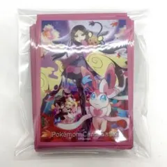 ポケカ　デッキシールド　ふんわりはんなり　64枚入り　スリーブ