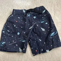 値下げ！GLOBAL WORK 宇宙柄 ハーフパンツ Mサイズ　キッズ　ベビー