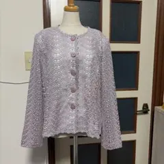 東京イギン　17号　フォーマル　ピンク　レース　ジャケット　大きいサイズ