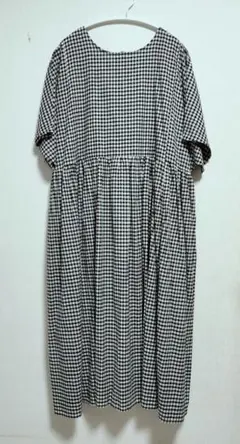 SM2 ギンガムチェック 前後着ワンピース