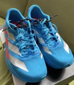 adidas ADIZERO ランニングシューズ 青