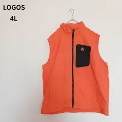 LOGOS(ロゴス)オレンジ ナイロンベスト 4L 両サイドポケット付きのサムネイル