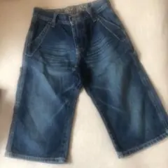 EDWINキッズ　ハーフデニム