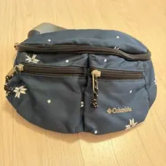 Columbia 雪の結晶柄 ボディバッグ　ウエストポーチ