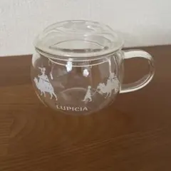 LUPICIA 耐熱ガラス ティーカップ 蓋付き