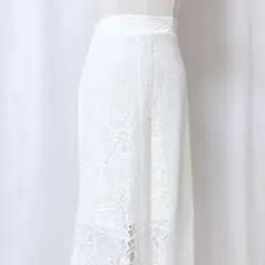 【エムズエキサイト】emsexcite マーメイドレースSK フレア ホワイト