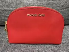 MICHAEL KORS レッド ポーチ