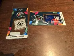 大谷翔平 16番 キーホルダー サムライジャパン 2個セット 野球WBC