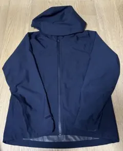 ユニクロ ブロックテックパーカー マウンテンパーカー M ネイビー紺　即購入OK