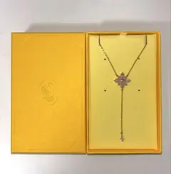 Swarovski Y字型ネックレス (数回着用の為、中古) - メルカリ
