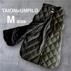 TAION×UNFILO キルティングダウン ジレ　Mサイズ ブラック