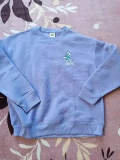 暖かい未使用The Smurfs トレーナー Mサイズ 薄紫