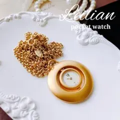 Leilian レリアン 懐中時計 ウォッチ ペンダント ロング ネックレスのサムネイル