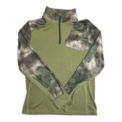 Browning ハーフジップ迷彩シャツ　XL 1072