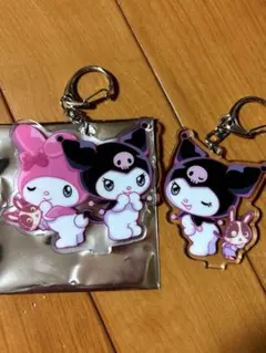 マイメロディ & クロミ アクリルキーホルダー2つセット　宇佐美