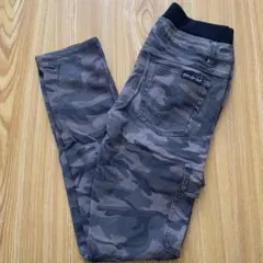 迷彩柄 カーゴパンツ 160