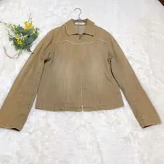 UNABARTE サイズ40ベージュ 薄手ジャケット カジュアルから通勤通学