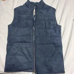 ZARA MAN ネイビー ダウンベスト Mサイズ