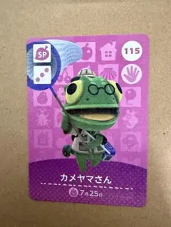 amiiboカード あつまれどうぶつの森 カメヤマさん 115 - メルカリ