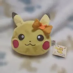 未使用タグ付き ポケモン ピカチュウ ぬいぐるみポーチ 小物入れ ぬいぐるみ