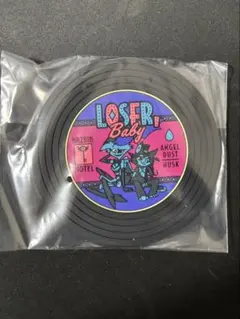 一番くじ　ハズビンホテルG賞レコード風ラバーコースター　ハスク　エンジェルダスト